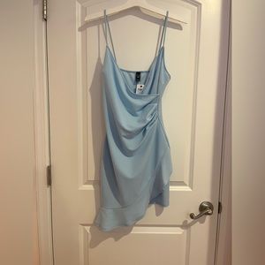 New Blue Windsor Ruffle Dress with tags